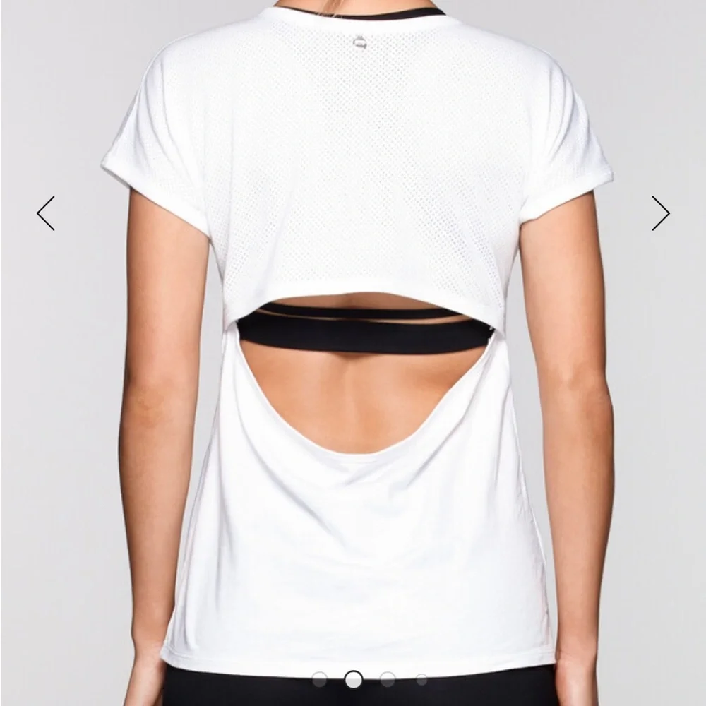 Lorna Jane • Opulence Short Sleeve Casual Top • Sz XS • NWT! - Picture 3 of 11